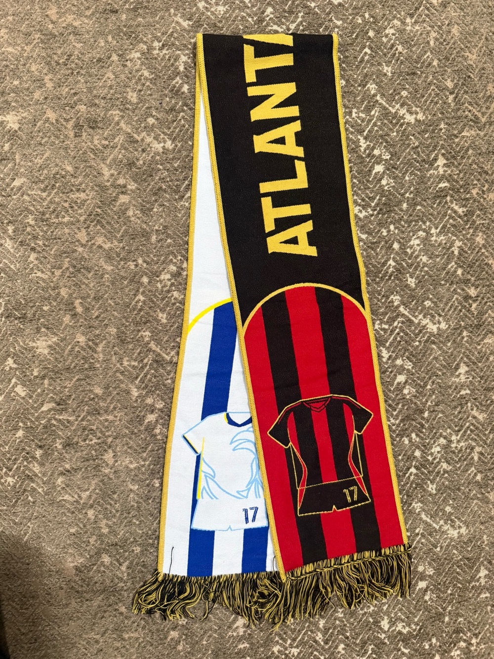 Ruffneck Atlanta United FC #17 Jersey Hook Reversible Scarf MLS